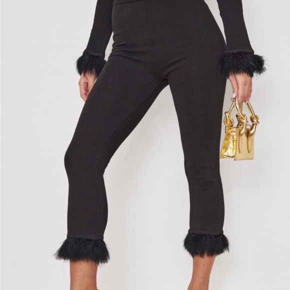 Black fur trim set - Picture 4 of 13